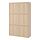 BESTÅ - storage combination with doors, white stained oak effect/Hanviken white stained oak effect | IKEA Taiwan Online - PE821028_S1