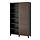 BESTÅ - storage combination with doors, black-brown Björköviken/brown stained oak veneer | IKEA Taiwan Online - PE821065_S1