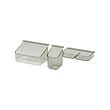 VISSLAÅN drawer organisers, set of 3