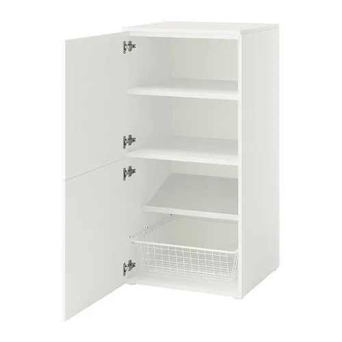 PLATSA - 附門收納組合, 白色/Fonnes 白色, 60x57x123 公分 | IKEA 線上購物 - PE966483_S4