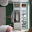 PLATSA wardrobe with 4 doors+3 drawers