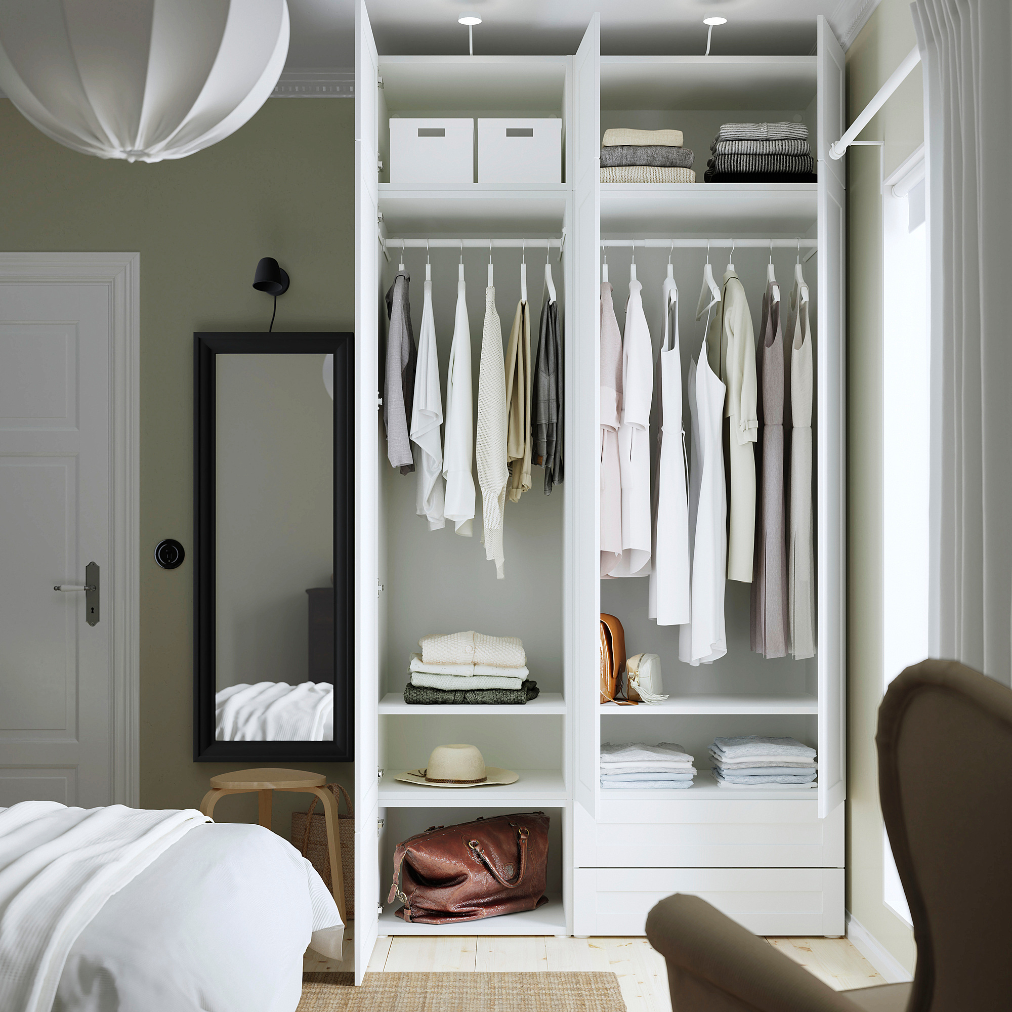 PLATSA wardrobe combination