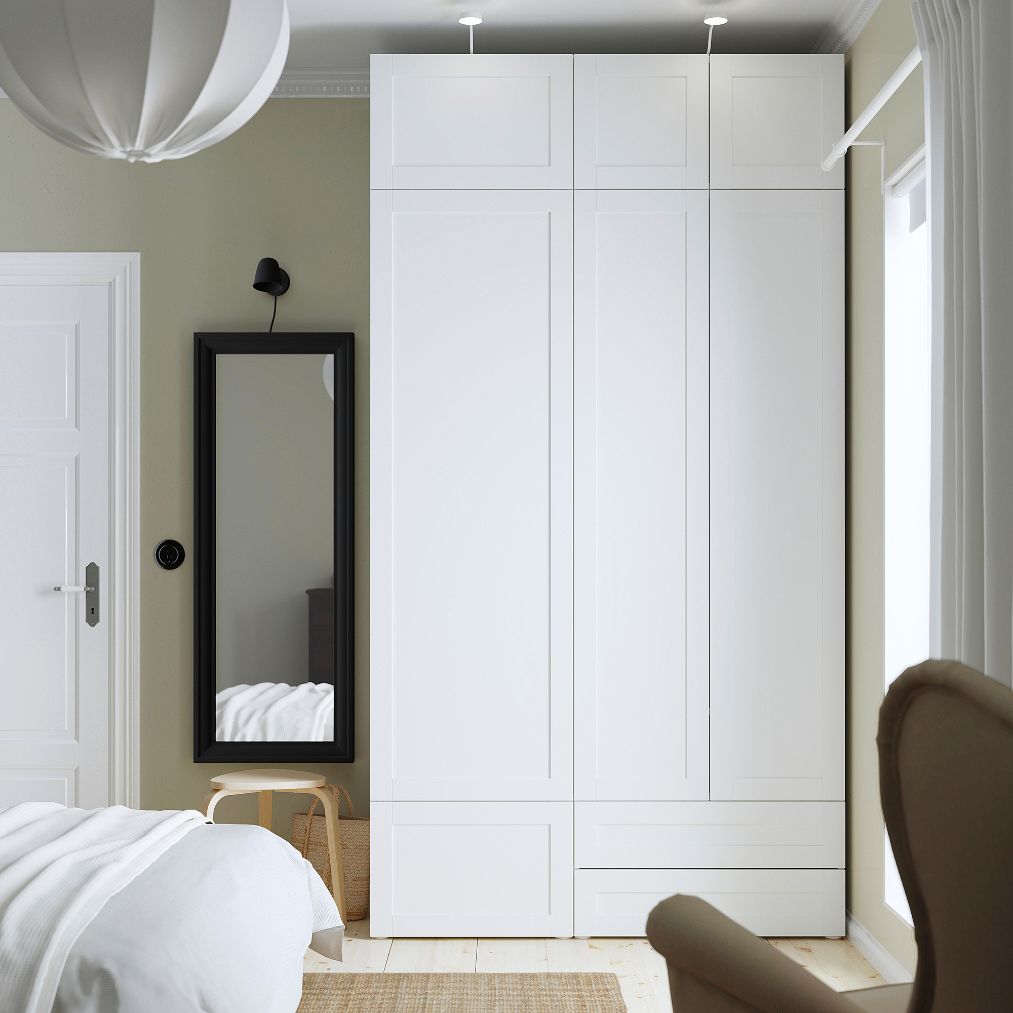 PLATSA wardrobe combination