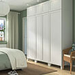 PLATSA wardrobe with 8 doors