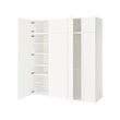 PLATSA wardrobe with 8 doors