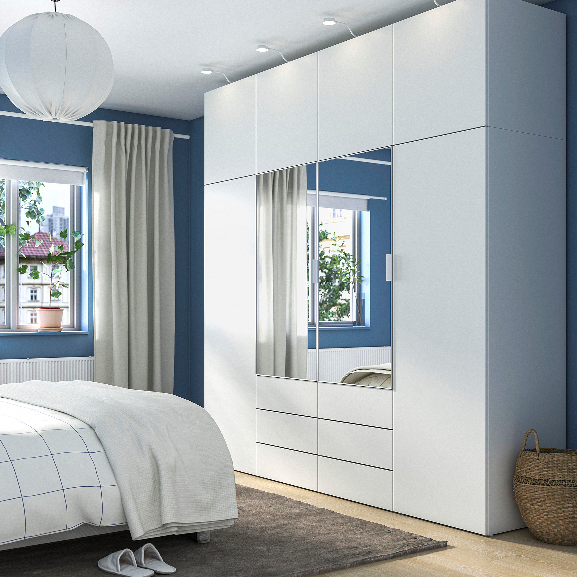 PLATSA wardrobe combination