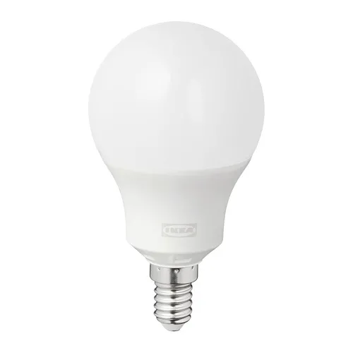 TRÅDFRI - LED燈泡 E14 470流明, 智慧 無線調光/彩色/白光光譜 球形 | IKEA 線上購物 - PE765629_S4