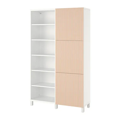 BESTÅ - 附門收納組合, 白色/Björköviken 實木貼皮, 樺木 | IKEA 線上購物 - PE821052_S4