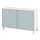 BESTÅ - storage combination with doors, white Selsviken/Stubbarp/high-gloss light grey-blue | IKEA Taiwan Online - PE821078_S1
