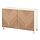 BESTÅ - storage combination with doors, white/Hedeviken/Stubbarp oak veneer | IKEA Taiwan Online - PE821085_S1
