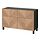 BESTÅ - storage combination w doors/drawers, black-brown/Hedeviken/Stubbarp oak veneer | IKEA Taiwan Online - PE821117_S1