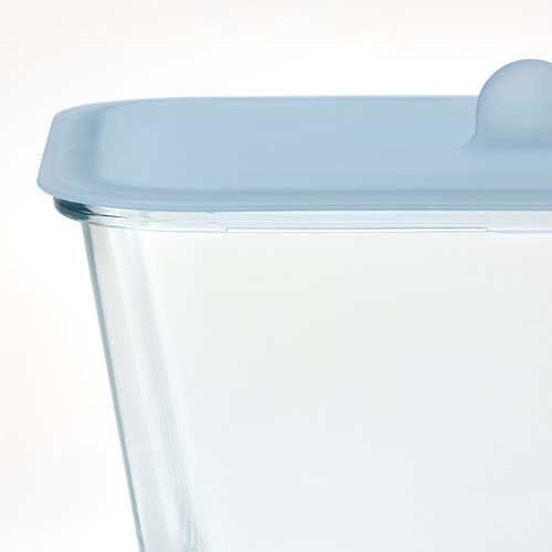 IKEA 365+ - food container with lid, rectangular glass/silicone | IKEA Taiwan Online - PE863458_S4