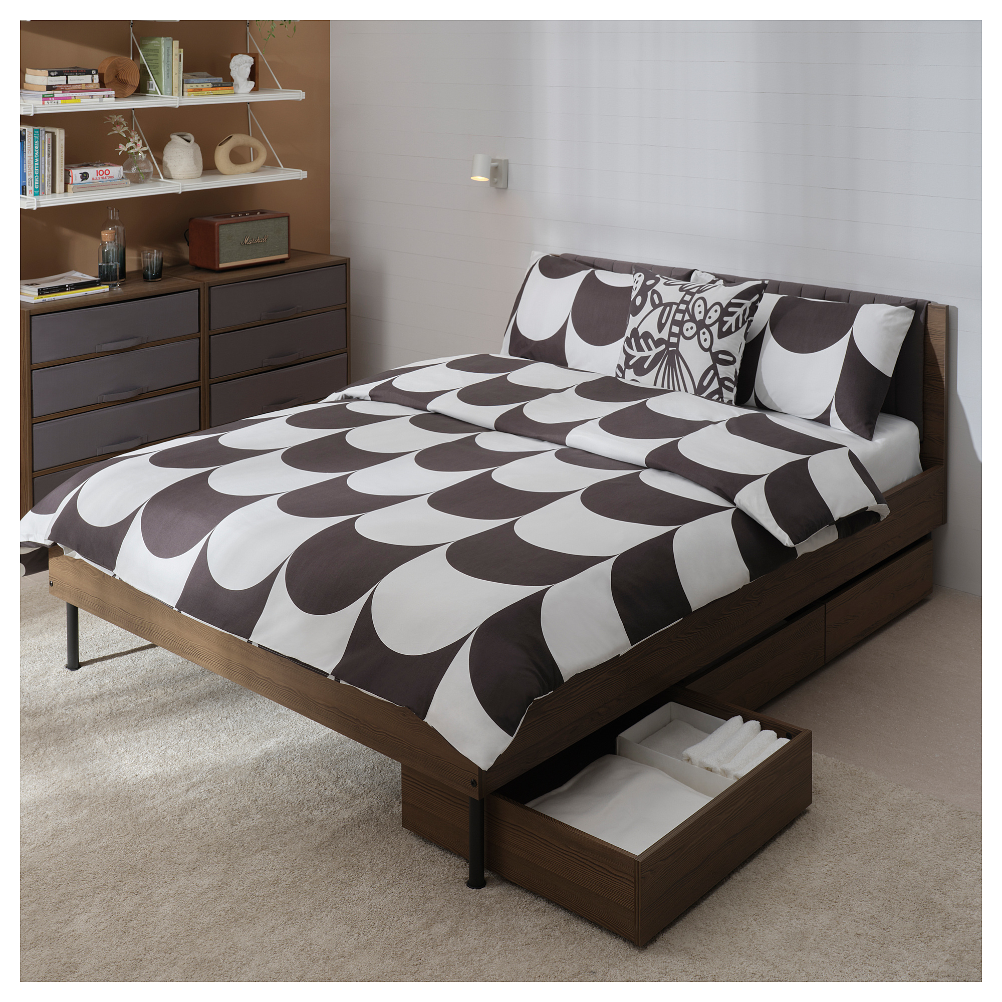 BRUKSVARA 3-piece bedlinen set