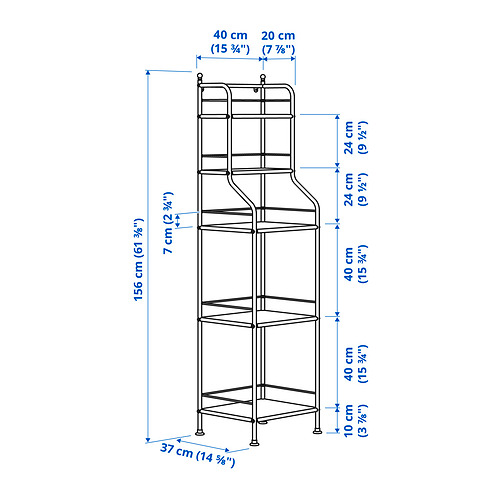 FRÖSJÖN shelving unit