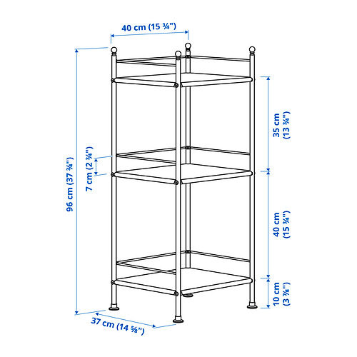 FRÖSJÖN shelving unit