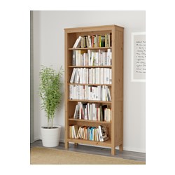 HEMNES - 書櫃, 染白色/淺棕色 | IKEA 線上購物 - PE814822_S3