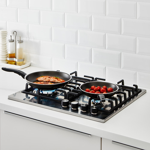 KAVALKAD - 平底煎鍋 2件組, 黑色, 直徑20及26公分 | IKEA 線上購物 - PE609826_S4