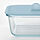 IKEA 365+ - food container with lid, square glass/silicone | IKEA Taiwan Online - PE863492_S1