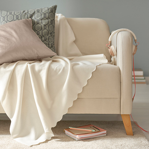 THORGUN - 萬用毯, 淺乳白色 | IKEA 線上購物 - PE863509_S4