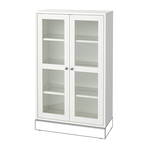 HAVSTA - glass-door cabinet, white, 81x35x123 cm | IKEA Taiwan Online - PE935490_S4