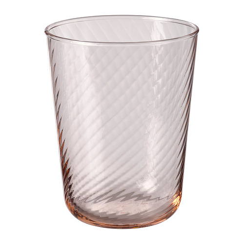 KLIPPLAX - glass, striped pink, 25 cl | IKEA Taiwan Online - PE966632_S4