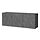 BESTÅ - wall-mounted cabinet combination, black-brown Bergsviken/black marble effect | IKEA Taiwan Online - PE821264_S1