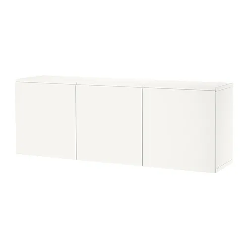 BESTÅ - 上牆式收納櫃組合, 白色/Västerviken 白色, 180x42x64 公分 | IKEA 線上購物 - PE821265_S4