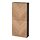 BESTÅ - wall cabinet with 2 doors, black-brown/Hedeviken oak veneer | IKEA Taiwan Online - PE821301_S1