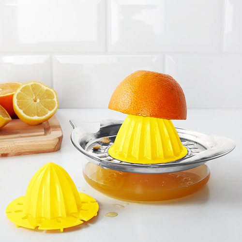 SPRITTA - 水果榨汁器, 透明/黃色 不鏽鋼材質 | IKEA 線上購物 - PE610199_S4
