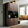 BESTÅ - storage combination w glass doors, black-brown/Selsviken high-gloss/brown clear glass | IKEA Taiwan Online - PE821359_S1