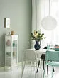 BAGGEBO glass-door cabinet