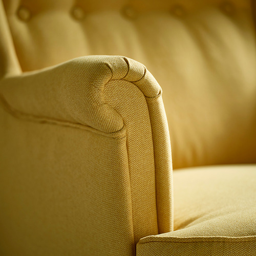 STRANDMON wing chair with footstool