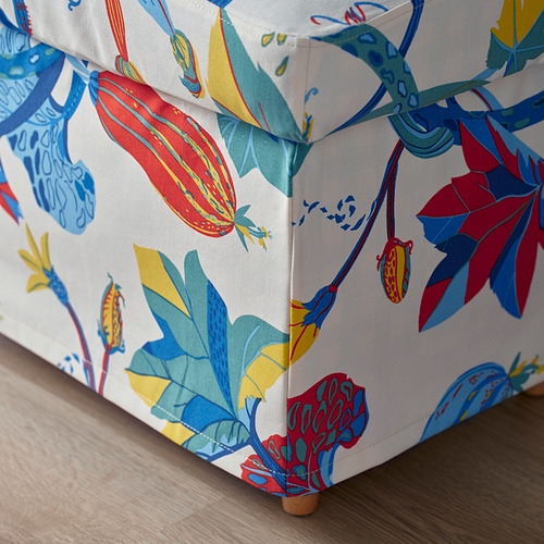 STRANDMON slipcover for footstool
