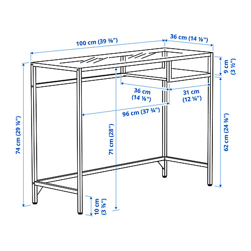VITTSJÖ 筆記型電腦桌