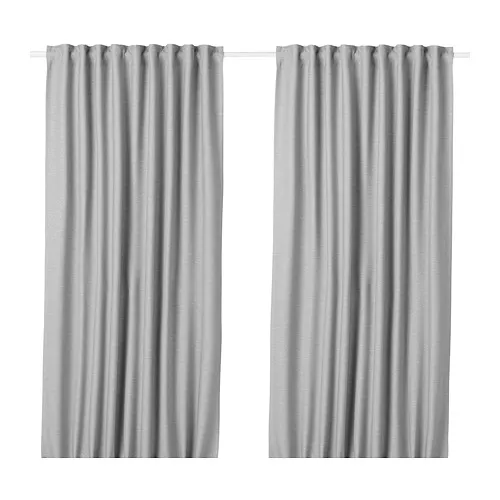 VILBORG - 高度遮光窗簾 2件裝, 灰色/含織帶, 145x250 公分 | IKEA 線上購物 - PE675879_S4