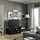 BESTÅ - TV bench, black-brown/Selsviken high-gloss/black | IKEA Taiwan Online - PE821447_S1