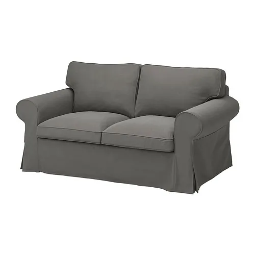 EKTORP - 雙人座沙發, Hakebo 深灰色, 45 公分 | IKEA 線上購物 - PE902086_S4