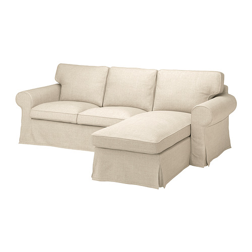 EKTORP cover f 3-seat sofa w chaise longue