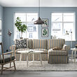 EKTORP 3-seat sofa with chaise longue