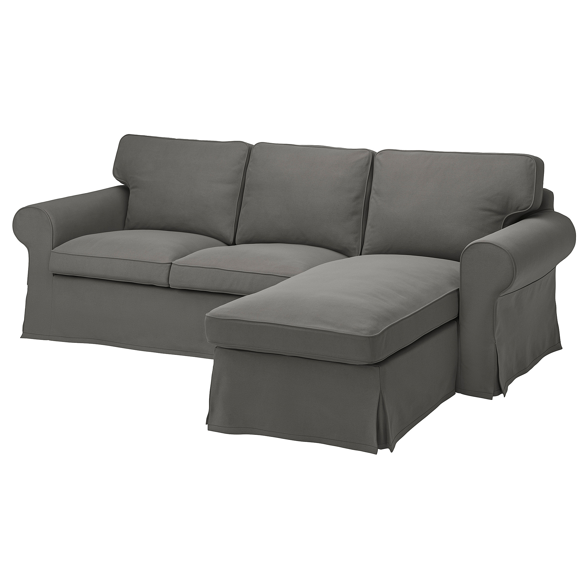 EKTORP cover f 3-seat sofa w chaise longue