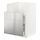 METOD/MAXIMERA - bc f BREDSJÖN sink/2 fronts/2 drws, white/Vårsta stainless steel | IKEA Taiwan Online - PE765745_S1