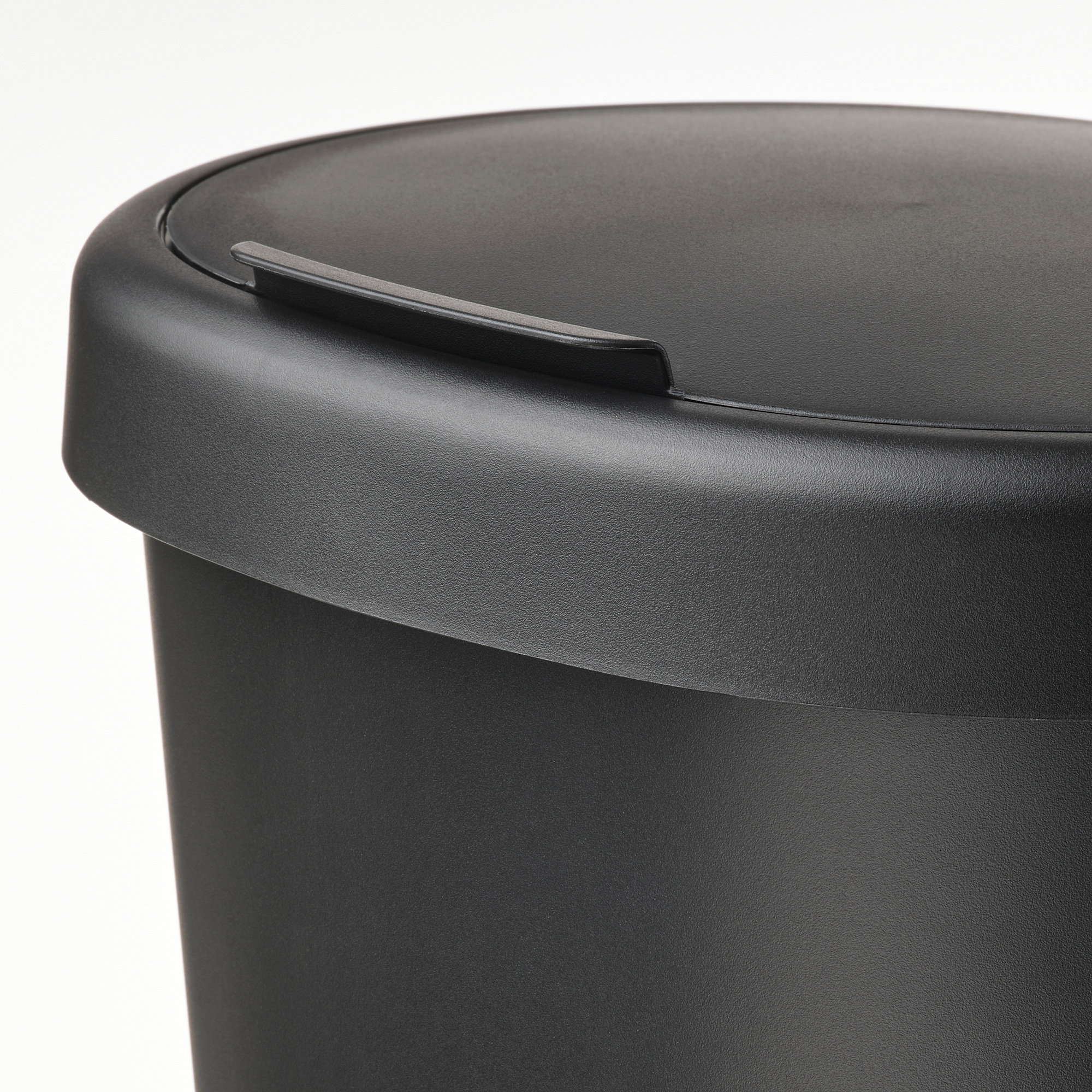 HÖLASS bin with lid