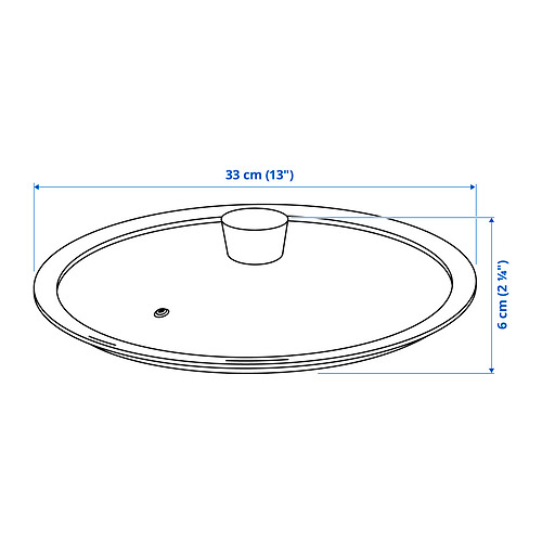 KLOCKREN pan lid