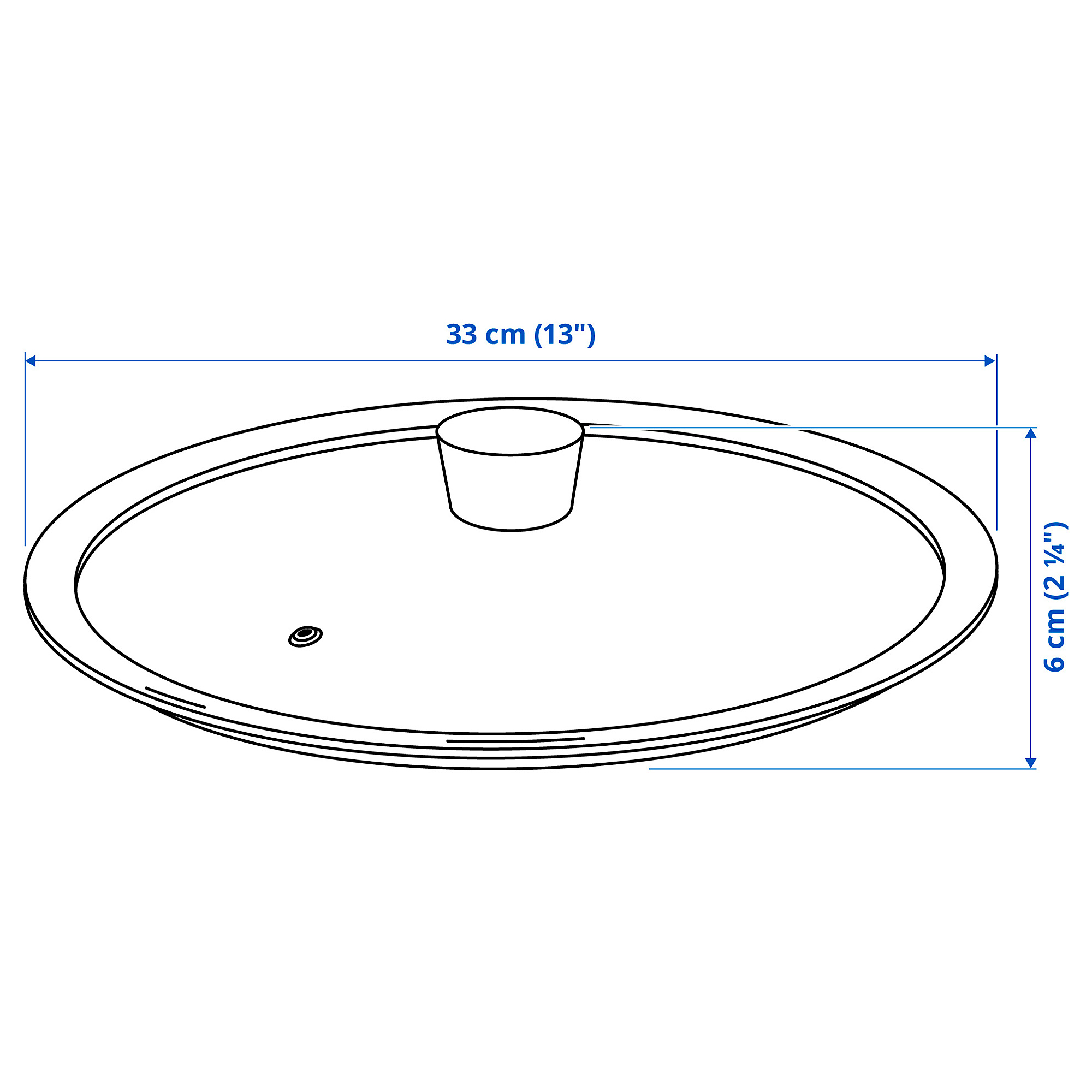 KLOCKREN pan lid