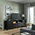 BESTÅ - TV bench with doors and drawers, black-brown/Hanviken/Stubbarp black-brown | IKEA Taiwan Online - PE821658_S1