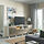 BESTÅ - TV bench with doors and drawers, white/Riksviken/Stubbarp light bronze effect | IKEA Taiwan Online - PE821642_S1