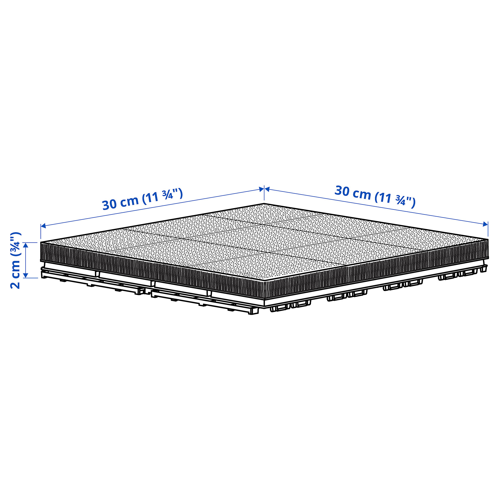 RUNNEN floor decking, outdoor