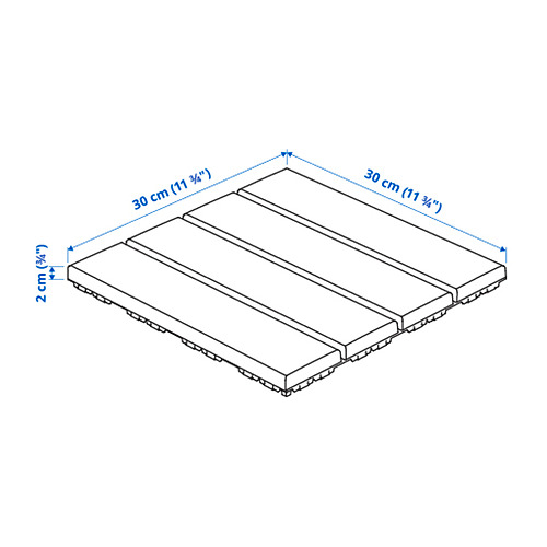 RUNNEN floor decking, outdoor