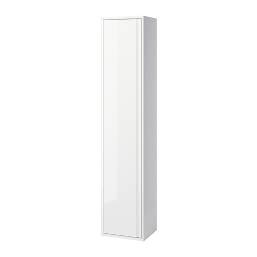 ÄNGSJÖN - high cabinet with door, high-gloss white, 40x35x195 cm | IKEA Taiwan Online - PE902212_S4