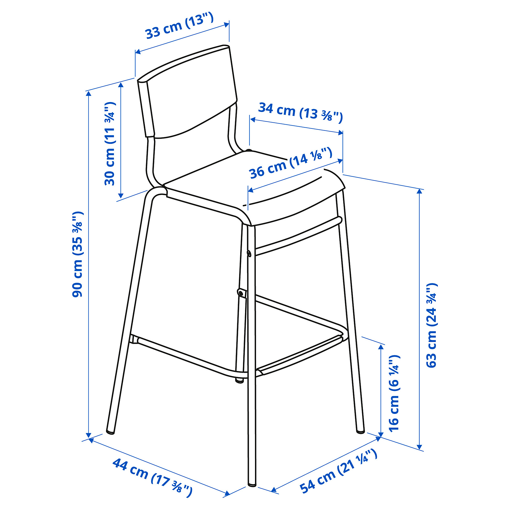 HÅVERUD/STIG table and 2 stools